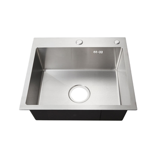 Nouveau produit : Évier de cuisine à cuve unique en acier inoxydable 201/304, lavabo pour cuisine de style farmhouse - Product Image 3