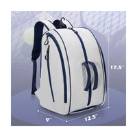 Sac de raquette de pickleball multifonctionnel, imperméable et respirant, best-seller transfrontalier en stock, 28*21.5*43CM, simplicité urbaine