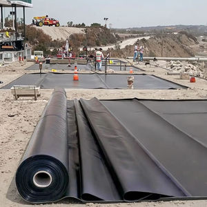 0.5mm <strong>Polyethylene</strong> HDPE Black Rolls Geomembrane 1mm 1.5mm - Product Image 1