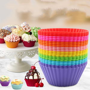 <span class=keywords><strong>Moules</strong></span> <span class=keywords><strong>à</strong></span> cupcakes en <span class=keywords><strong>silicone</strong></span> réutilisables antiadhésifs, <span class=keywords><strong>moules</strong></span> <span class=keywords><strong>à</strong></span> muffins, <span class=keywords><strong>moules</strong></span> <span class=keywords><strong>à</strong></span> gâteaux - Product Image 2