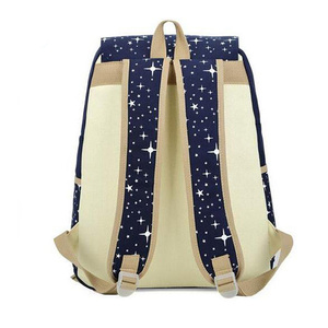 Personalizado de alta calidad nuevo estilo al por mayor de moda lienzo 3 juegos de mochila escolar - Product Image 5