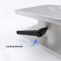 Table rotative en alliage d'aluminium ZT360, plateforme rotative à 360°, machine de gravure et de marquage au laser à fibre manuelle