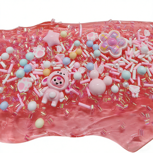 ชุดทำสไลม์กระต่ายสีชมพูจากโรงงานโดยตรงสำหรับเด็กผู้หญิง พร้อมจี้น่ารัก สไลม์ใสไม่เหนียวเหนอะหนะ ของเล่น OEM ODM - Product Image 4