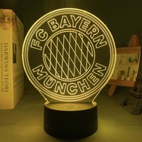 Lampe de nuit LED 3D en acrylique, lampe de chevet créative pour chambre d'enfant et salon, décoration romantique pour la maison, aide au sommeil, cadeau
