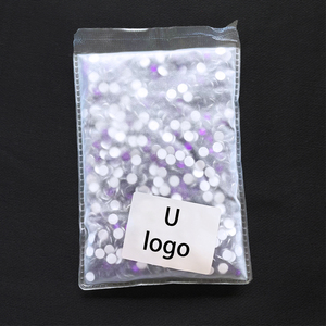 Diamantes de imitación piedra de uñas redonda para teléfono Yantuo Glass parte posterior plana no caliente Fix Crystal <span class=keywords><strong>Cristal</strong></span> SS20 Navidad verde <span class=keywords><strong>2</strong></span> bolsas sin plomo - Product Image 4