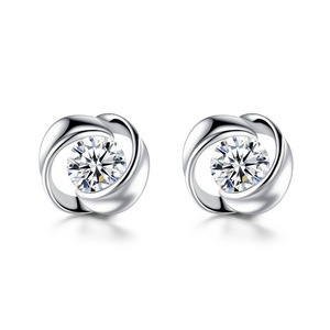 Orecchini a Perno con Design a Spirale per Donne, Gioielli per Orecchie alla Moda con Effetto Ondulato, Vendita all'Ingrosso - Product Image 4