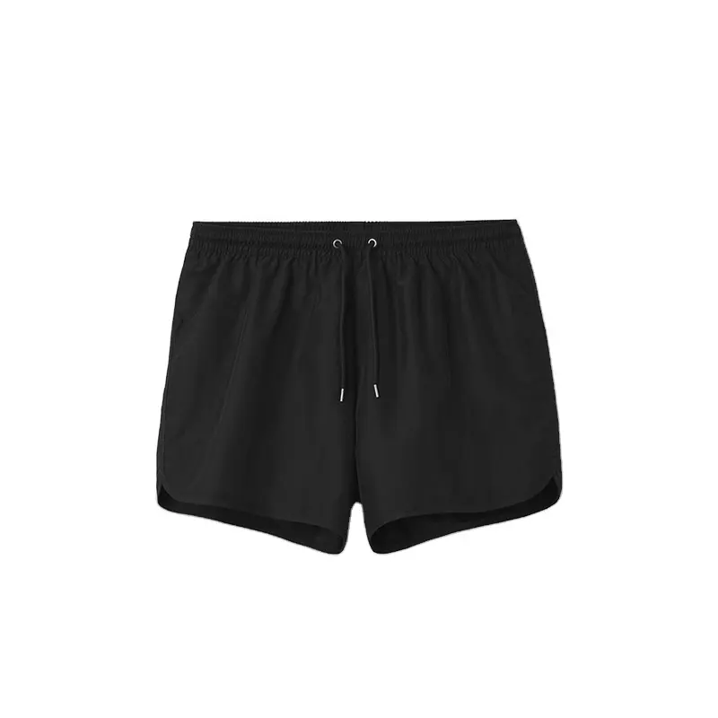 Commercio all'ingrosso mens nero pantaloncini da ginnastica uomini pantaloncini da spiaggia