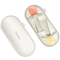 Anneau de dentition coloré populaire pour nouveau-né forme de fleur dentition en silicone facile à tenir