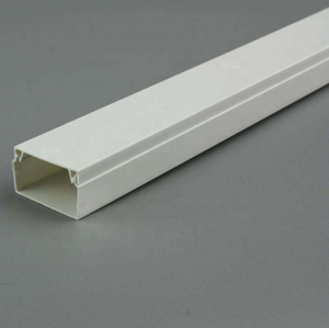 Gaine de câbles en PVC blanc, profilé en PVC, gaine de câbles en PVC, gestion des câbles - Product Image 3