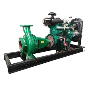 최고의 펌프 제조 업체 디젤 엔진 50 hp 300 m3/h 물 공급 원심 펌프 4 실린더