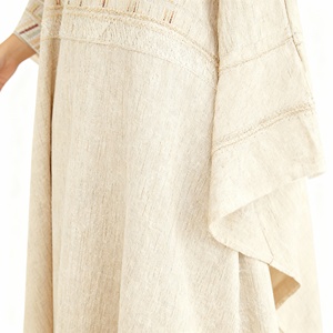 Nouvelle robe longue modeste de style Dubaï, en tissu de haute qualité, avec des paillettes, abaya pour femmes musulmanes, fournisseur - Product Image 2