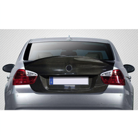جناح خلفي من ألياف الكربون من RYAO لسيارات BMW الفئة 3 E90 2006-2008 باللون الأسود، متوافق بنسبة 100٪ مع السيارة، حالة جديدة، يشمل البراغي