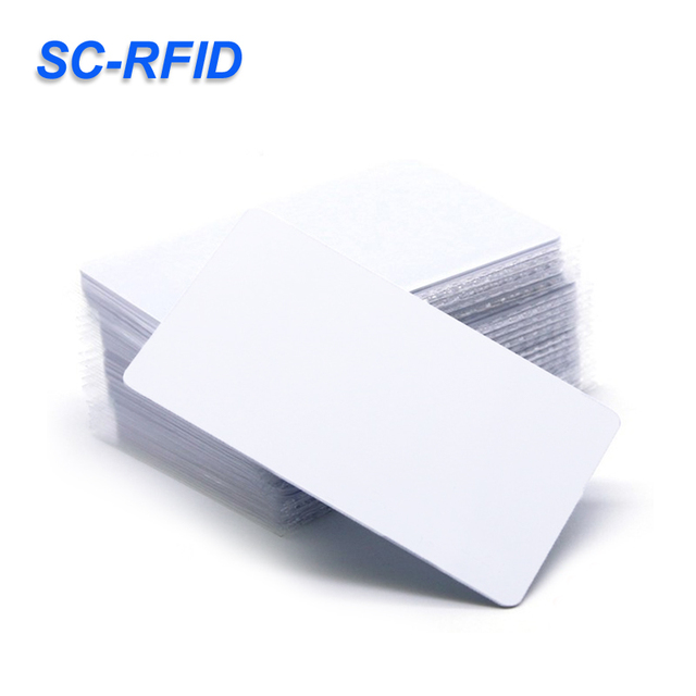 Sencan Blank RFID 125kHz NFC Smart PVC Card Waterproof Printable for UV Printer Business Hotel & Membership ID Cards