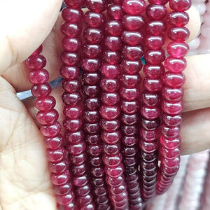 MJ3197 6x4mm <span class=keywords><strong>Piedra</strong></span> <span class=keywords><strong>semipreciosa</strong></span> natural Jade Rondelle Beads, Gema Jade jaspe Amazonita Abacus Roundel Beads - Product Image 4