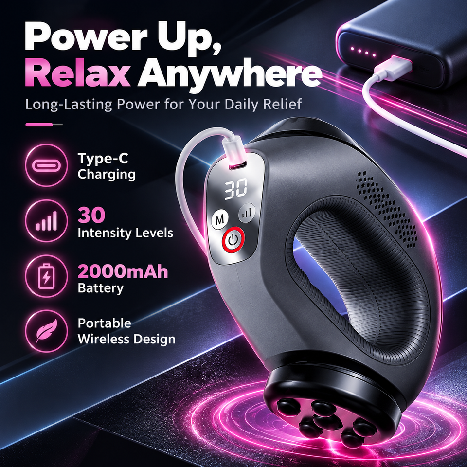 Body Slimming Massage Machine 6-in-1 High Speed Fat Burning Massager ...