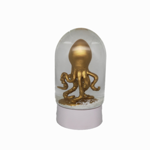 Globo d'Acqua in Resina Personalizzato con Polpo Dorato 45mm, Tema Anime e Musica, Modello Animale <span class=keywords><strong>Artificiale</strong></span> <span class=keywords><strong>per</strong></span> Decorazione Casa - Product Image 3