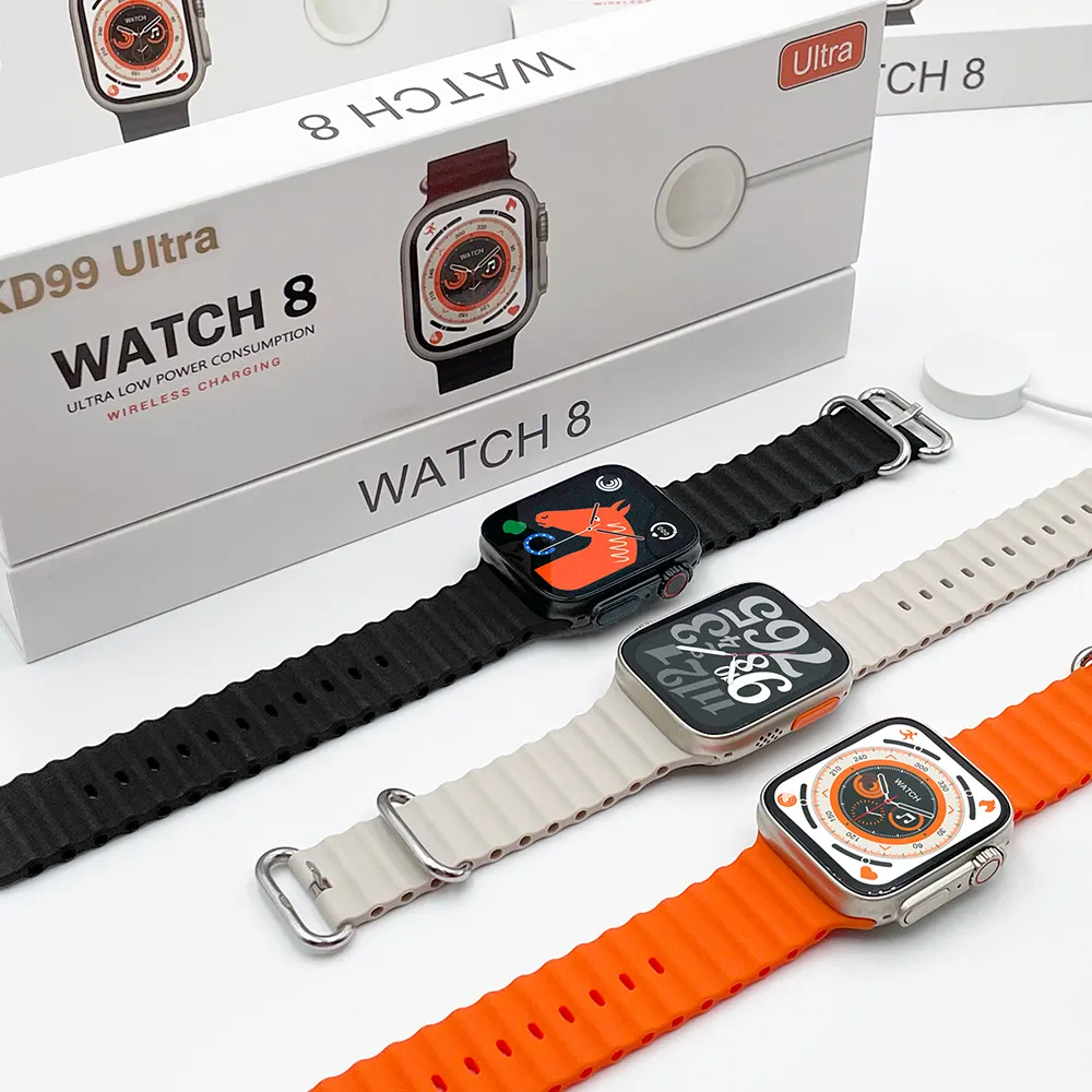 2023 Low Price Ultra smartwatch KD99 Wireless charging Full screen Reloj Inteligente Smart Watch Series 8 KD99 Ultra Smartwatch