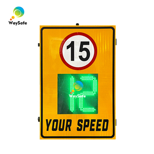 Radar Doppler Solar Inteligente Waysefe para Seguridad Vial, Señal de Velocidad con Detección de 2-4 Carriles, Pantalla de 320x320mm, Tamaño Personalizable, 50AH - Product Image 2