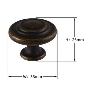 Round Drawer <strong>Knobs</strong> Multi-Color Single <strong>Knobs</strong> Cabinet Pulls Decorative Zinc Alloy Hardware for Kitchen Furniture Handles - Product Image 2