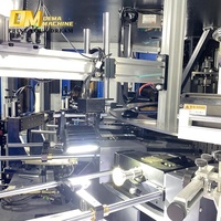 DM Alimentación y descarga automática Máquina de serigrafía automática UV de 6 colores para botella de vidrio de vaso de plástico de tubo suave