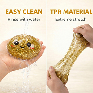 ของเล่นบีบลดความเครียดรูปซาลาเปา TPR ยืดหยุ่นได้ ไฟ LED ของตกแต่งปาร์ตี้ ราคาโรงงาน - Product Image 3