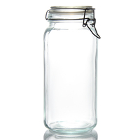 Glaswaren / Kleine Glas-Aufbewahrungsgläser Luftdichte Glasbehälter mit Keramikdeckeln
