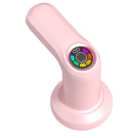 Pink Einstellbare Temperatur Tragbares ABS Wiederauf lad bares Fat Pushing Machine Vibrations massage gerät mit Hitze und Kneten zu Hause