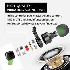 سماعات أذن مع صوت ديناميكي واضح وضوح الشمس وأذن مريحة تناسب حسب الطلب سماعة أذن - Product Image 2