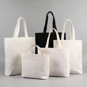 Bolsas de Tela de Algodón con Logotipo Impreso Personalizado, Bolsas de Compras Promocionales Personalizadas con Cierre de Cremallera y Patrón de Letras Personalizadas - Product Image 3