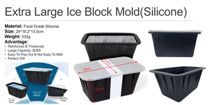 Machine à glace en silicone OEM de gros volume, sans BPA, capacité extra-large de 8 lb, facile à nettoyer, qualité alimentaire - Product Image 4