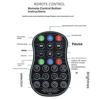 Mini projecteur étoiles et lune, effet aurores boréales, veilleuse de chevet créative pour chambre à coucher, couleurs RGB, USB, pour une ambiance transfrontalière éclatante