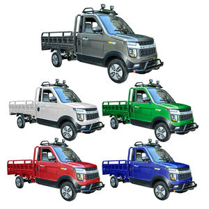 2026 High Quality Light Duty <b>Car</b> Mini 4x4 Electric Cargo Truck Pickup Single Drive Leather Seats Metal <b>Roof</b> <b>Rack</b> Rear Made China - Product Image 6