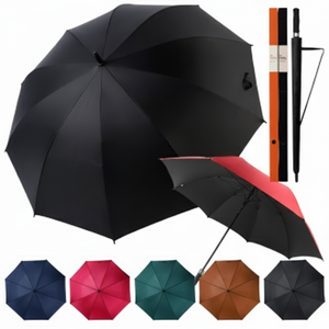 Ombrello da Golf all'ingrosso di alta qualità 150cm grande ombrello pieghevole con Design a due fasi - Product Image 1