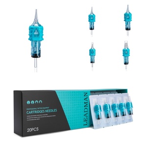 Aiguilles de cartouche pour tatouage, 20 pièces/boîte, aiguilles jetables en acier inoxydable pour l'art corporel et l'application du maquillage permanent des sourcils - Product Image 1