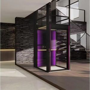 <span class=keywords><strong>Ascenseur</strong></span> panoramique en verre pour 6 personnes, 4 étages, capacité 450 kg, <span class=keywords><strong>ascenseur</strong></span> résidentiel avec service d'installation disponible - Product Image 2