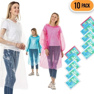 Impermeable Desechable para Niños y Adultos, Tipo Pullover, Grueso, Transparente, para Viajes, Rafting y Actividades al Aire Libre - Product Image 5