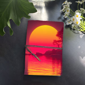 Hermoso cuaderno escolar hecho a mano A6 práctico para grupos <span class=keywords><strong>de</strong></span> <span class=keywords><strong>teatro</strong></span> universitario adecuado para registros <span class=keywords><strong>de</strong></span> ensayo y notas <span class=keywords><strong>de</strong></span> guión W - Product Image 1