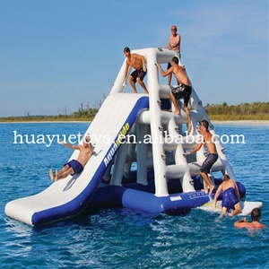 <span class=keywords><strong>Mini</strong></span> parque aquático comercial trampolim inflável com slide barato água ilha flutuante parque para venda - Product Image 4