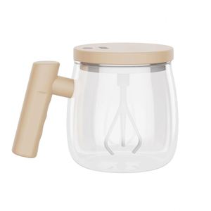 Vaso Mezclador Magnético Automático con Barra Agitadora, 400 ml/14 oz, a Prueba de Fugas, Apto para Alimentos, Tapa con Botón, Asa, para Regalos, Camping, Oficina - Product Image 1