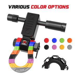 Ambull <span class=keywords><strong>Prix</strong></span> bon marché Anneau en D pour remorque en acier au carbone Récepteur d'<span class=keywords><strong>attelage</strong></span> Accessoires d'<span class=keywords><strong>attelage</strong></span> Support de manille pour <span class=keywords><strong>voiture</strong></span> Jeep - Product Image 4