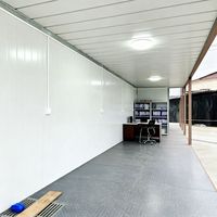Maison préfabriquée modulaire moderne sur mesure, fabriquée en Chine, avec avis positifs, pour le marché australien, type conteneur, pour camp de travail d'arrivée rapide