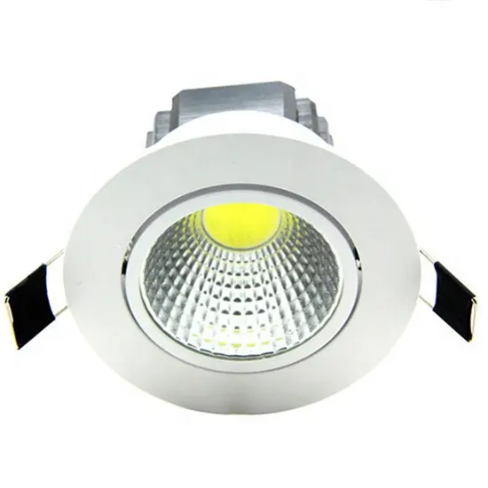 Светодиодный точечный светильник, круглая Встраиваемая лампа теплого белого света, 12 Вт, для гостиной, спальни