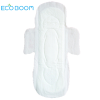 Toalla Ecológica Desechable ECO BOOM, Toalla Femenina Ecológica, Hipoalergénica, Sanitaria, Compresas Menstruales Naturales