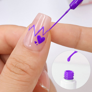 Set de Gel para Decoración de Uñas 2026, 12 Colores, Gel de Resina para Pintar, 8ml en Caja de Color, Serie <span class=keywords><strong>Platino</strong></span> Luminoso Sólido - Product Image 3