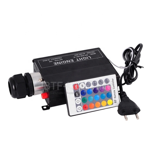 16W RGBW 150pcs*0.75mm*2M LED Fiber Optic Light Star Ceiling Kit Lights Optical Lighting