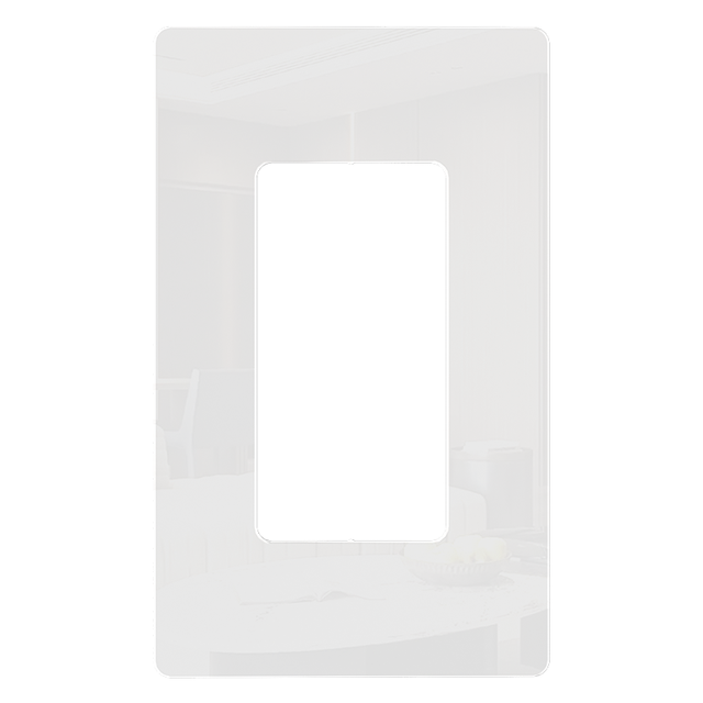 Fahint Best  Ul/cul Listed Standard Plastic Light Switch Wall Plates Screwless Decorative Receptacle Wall Plates Covers for USA
