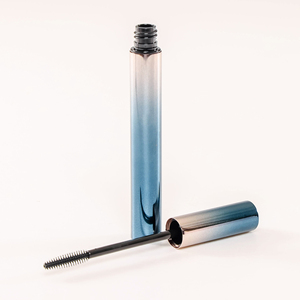 Contenitore per Cosmetici in Plastica Riciclata PCR, <span class=keywords><strong>Tubo</strong></span> Vuoto per Mascara con Sfumatura Argento-<span class=keywords><strong>Verde</strong></span> - Product Image 2