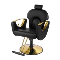 Fauteuil de Salon Moderne Relevable pour Coiffure et Esthétique, Chaise de Barbier pour Salon de Coiffure