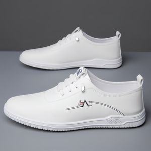 Chaussures de créateur haut de gamme American Cup pour hommes, baskets en cuir véritable, style course et marche, baskets en cuir patchwork - Product Image 3