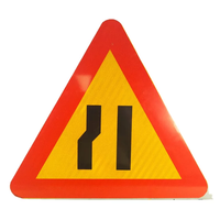 Panneaux de signalisation routière triangulaires, panneaux d'arrêt, feuille réfléchissante microprismatique, signalisation en aluminium pour la sécurité routière